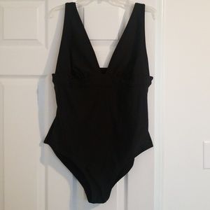 Black Old Navy One Piece Swimsuit
